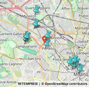 Mappa Via Ignazio Gardella, 20149 Milano MI, Italia (2.16308)