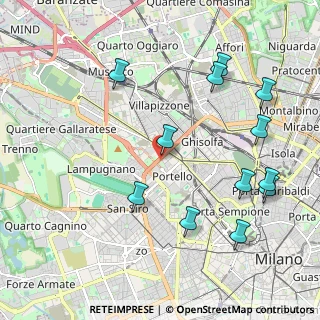 Mappa Via Ignazio Gardella, 20149 Milano MI, Italia (2.33667)