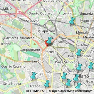 Mappa Via Ignazio Gardella, 20149 Milano MI, Italia (3.17333)