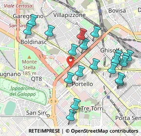 Mappa Via Ignazio Gardella, 20149 Milano MI, Italia (1.0745)