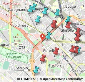 Mappa Via Ignazio Gardella, 20149 Milano MI, Italia (1.217)