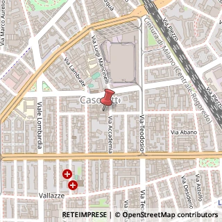 Mappa Via Accademia, 55, 20131 Milano, Milano (Lombardia)