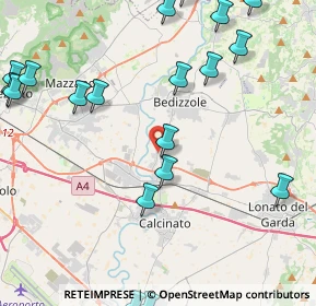 Mappa Via Campagnola, 25081 Bedizzole BS, Italia (5.8495)