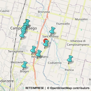 Mappa Via Bassa I, 35011 Campodarsego PD, Italia (2.05818)