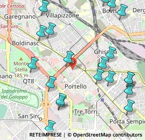 Mappa Via Carlo Ilarione Petitti, 20149 Milano MI, Italia (1.295)