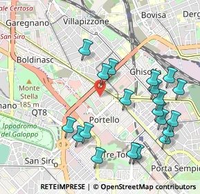 Mappa Via Carlo Ilarione Petitti, 20149 Milano MI, Italia (1.1115)