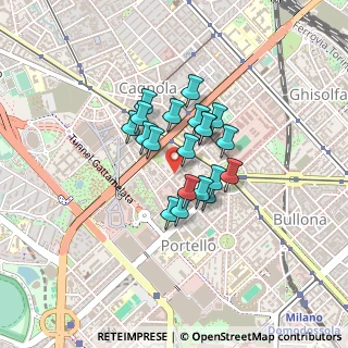 Mappa Via Carlo Ilarione Petitti, 20149 Milano MI, Italia (0.279)