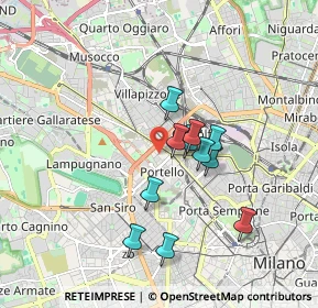 Mappa Via Carlo Ilarione Petitti, 20149 Milano MI, Italia (1.43364)