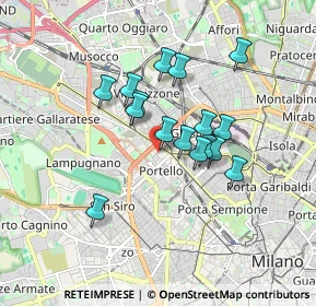 Mappa Via Carlo Ilarione Petitti, 20149 Milano MI, Italia (1.37875)