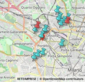 Mappa Via Carlo Ilarione Petitti, 20149 Milano MI, Italia (1.705)
