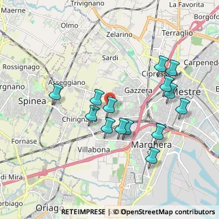 Mappa Via del Sannio, 30174 Venezia VE, Italia (1.78857)