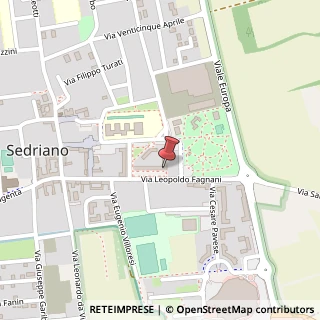 Mappa Via Leopoldo Fagnani, 65/A, 20018 Sedriano, Milano (Lombardia)