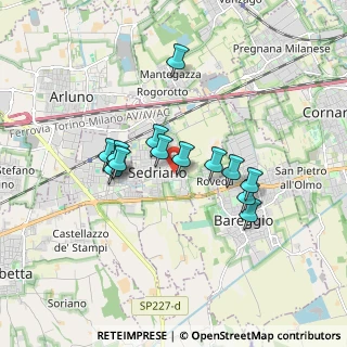 Mappa Via Rogerio da Sedriano, 20018 Sedriano MI, Italia (1.42429)