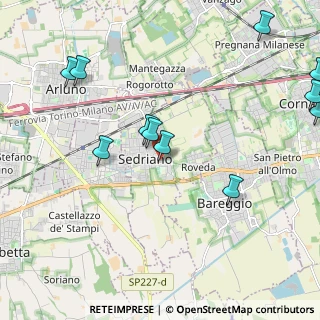 Mappa Via Rogerio da Sedriano, 20018 Sedriano MI, Italia (2.56455)