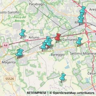 Mappa Via Rogerio da Sedriano, 20018 Sedriano MI, Italia (4.5275)