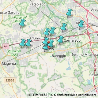 Mappa Via Rogerio da Sedriano, 20018 Sedriano MI, Italia (3.2625)