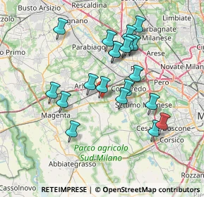 Mappa Via Rogerio da Sedriano, 20018 Sedriano MI, Italia (6.74)