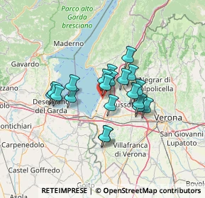 Mappa 37017 Lazise VR, Italia (9.6315)