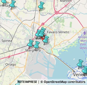 Mappa Via Fornace, 30172 Venezia VE, Italia (5.47)