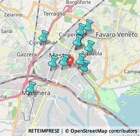 Mappa Via Fornace, 30172 Venezia VE, Italia (1.31455)