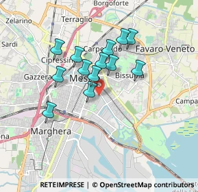 Mappa Via Fornace, 30172 Venezia VE, Italia (1.41231)