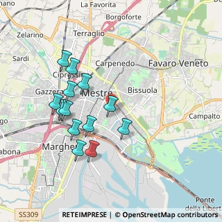 Mappa Via Fornace, 30172 Venezia VE, Italia (1.78231)