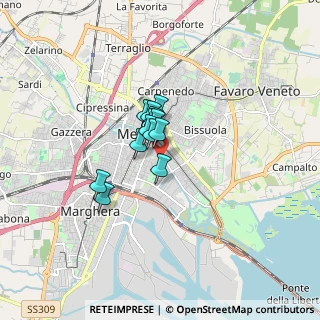 Mappa Via Fornace, 30172 Venezia VE, Italia (0.88769)