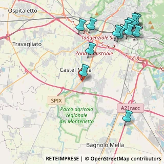 Mappa Via L. Galvani, 25020 Flero BS, Italia (5.675)