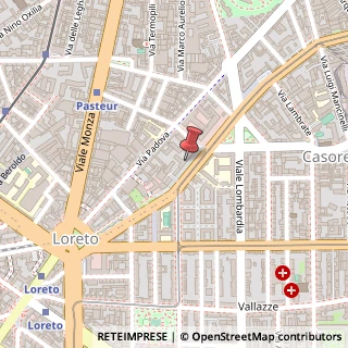 Mappa Via Andrea Costa, 31, 20131 Milano, Milano (Lombardia)