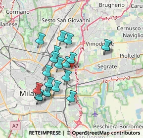 Mappa Via Passo Sella, 20134 Milano MI, Italia (3.264)