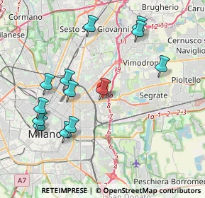 Mappa Via Passo Sella, 20134 Milano MI, Italia (4.21615)