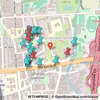 Mappa Via Passo Sella, 20134 Milano MI, Italia (0.24643)
