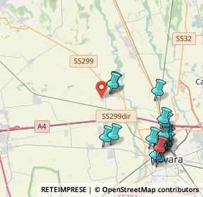 Mappa Via Giuseppe Fungo, 28060 San Pietro Mosezzo NO, Italia (5.07)