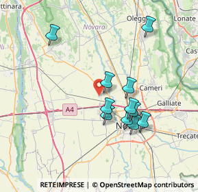 Mappa Via Giuseppe Fungo, 28060 San Pietro Mosezzo NO, Italia (6.49545)