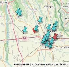 Mappa Via Giuseppe Fungo, 28060 San Pietro Mosezzo NO, Italia (7.228)