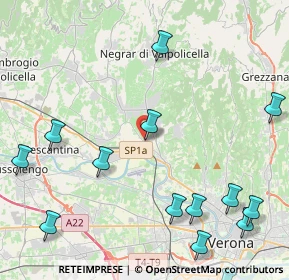 Mappa Via Venezia, 37024 Negrar di Valpolicella VR, Italia (5.82857)