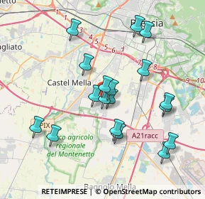 Mappa Via Cesare Battisti, 25020 Flero BS, Italia (3.6)