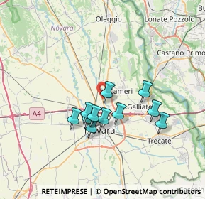 Mappa Via Sempione, 28062 Cameri NO, Italia (5.57636)