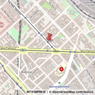 Mappa Via Mac Mahon,  1, 20155 Milano, Milano (Lombardia)