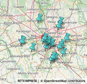 Mappa Via Antonio Sant'Elia, 20151 Milano MI, Italia (11.106)