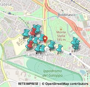Mappa Via Antonio Sant'Elia, 20151 Milano MI, Italia (0.357)