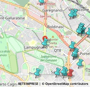 Mappa Via Antonio Sant'Elia, 20151 Milano MI, Italia (1.485)