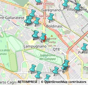 Mappa Via Antonio Sant'Elia, 20151 Milano MI, Italia (1.264)
