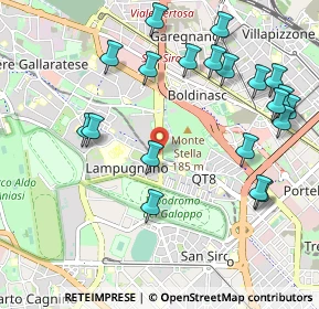 Mappa Via Antonio Sant'Elia, 20151 Milano MI, Italia (1.174)