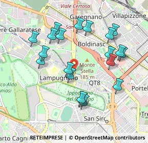 Mappa Via Antonio Sant'Elia, 20151 Milano MI, Italia (0.963)