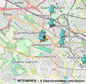 Mappa Via Antonio Sant'Elia, 20151 Milano MI, Italia (2.03364)