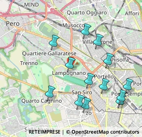 Mappa Via Antonio Sant'Elia, 20151 Milano MI, Italia (2.13154)