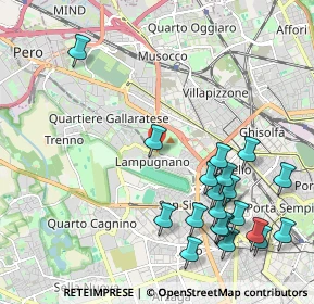 Mappa Via Antonio Sant'Elia, 20151 Milano MI, Italia (2.4765)
