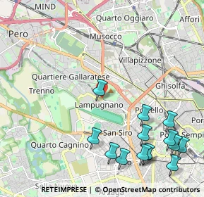 Mappa Via Antonio Sant'Elia, 20151 Milano MI, Italia (2.69714)