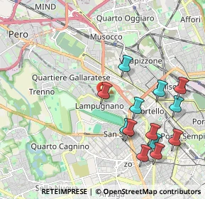 Mappa Via Antonio Sant'Elia, 20151 Milano MI, Italia (2.19077)